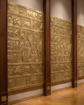 Handcrafted Brass Mounted Wall Panel