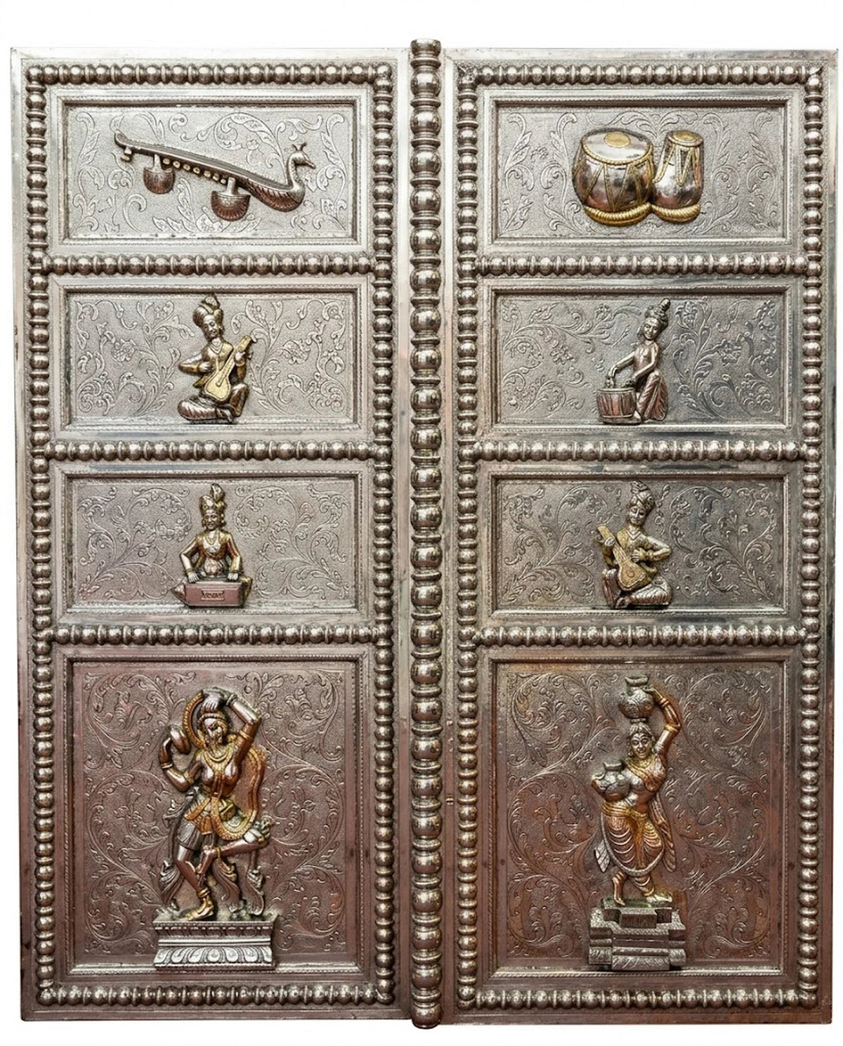 Temple Doors | Carved Teak Doors | Wooden Temple Doors | Metal Doors