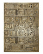 Handcrafted Brass Mounted Wall Panel