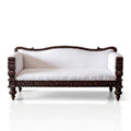 Elegant Fine Carved Teak Couch