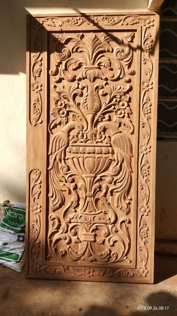 Teak door 034