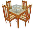 Square dining 011, with 4 chairs
