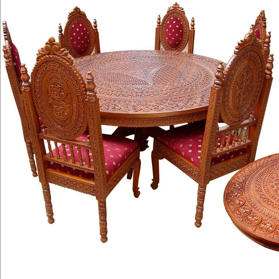 Round Top Dining With 4 Chairs