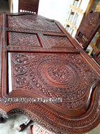 Teak Dining With Arc Shape-017