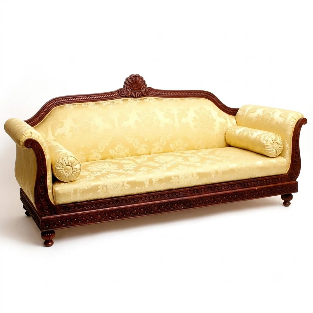 Maharani Flower Teak Sofa