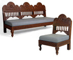 Triple Mehrabi Teak Sofa