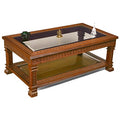 Carved Teak table 010