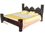 Traditional 3 Mehrab pillar BED 045