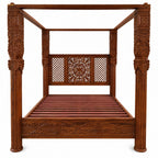 Canopy Bed with solid pillar