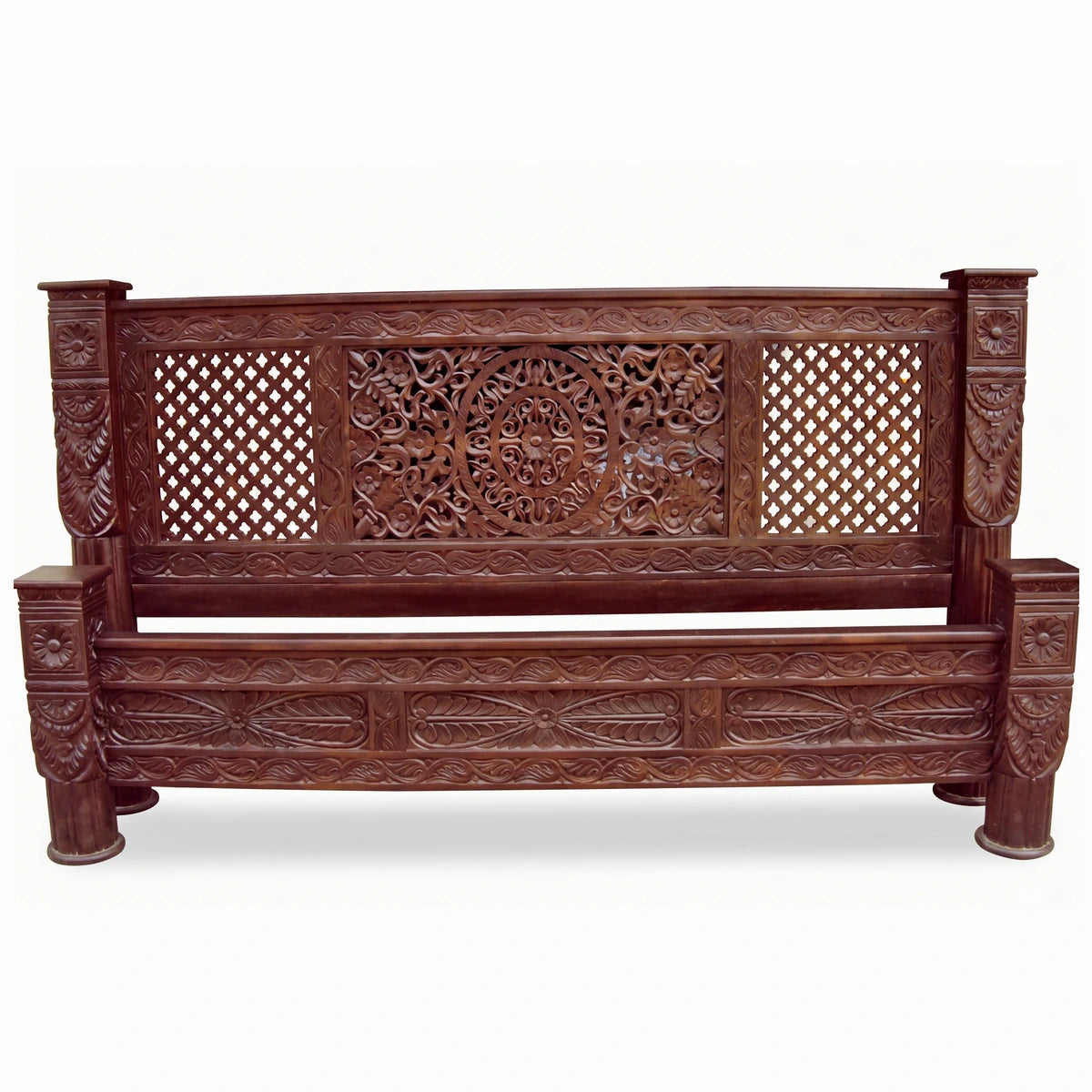 Lotus Solid Pillar Bed