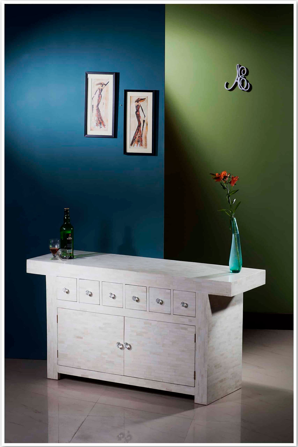 Bone inlay Cabinet 001