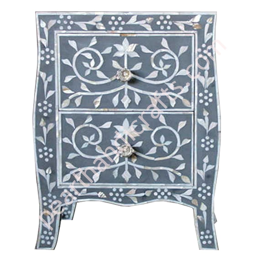 Bone inlay Nightstand 019