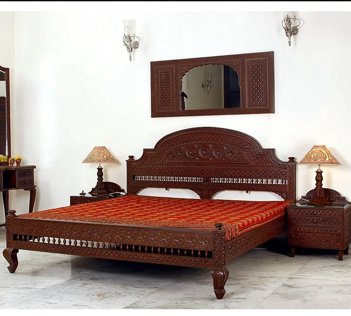 Teak bed 005