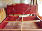 Carved Teak Bed 033