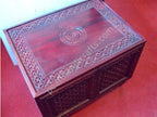 Carved Teak Bed 033