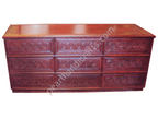 Carved Teak Bed 033