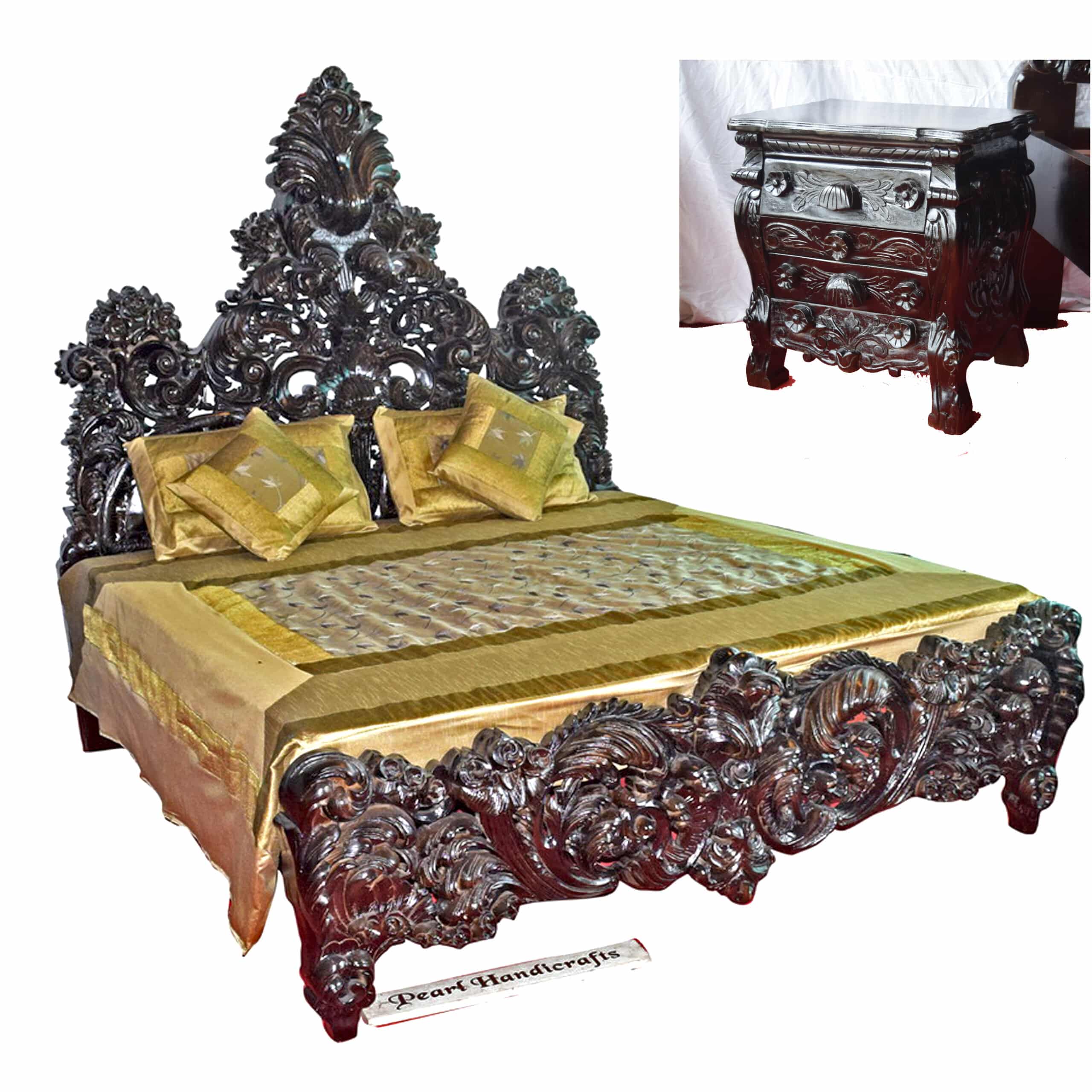 Cobra Teak Bed.