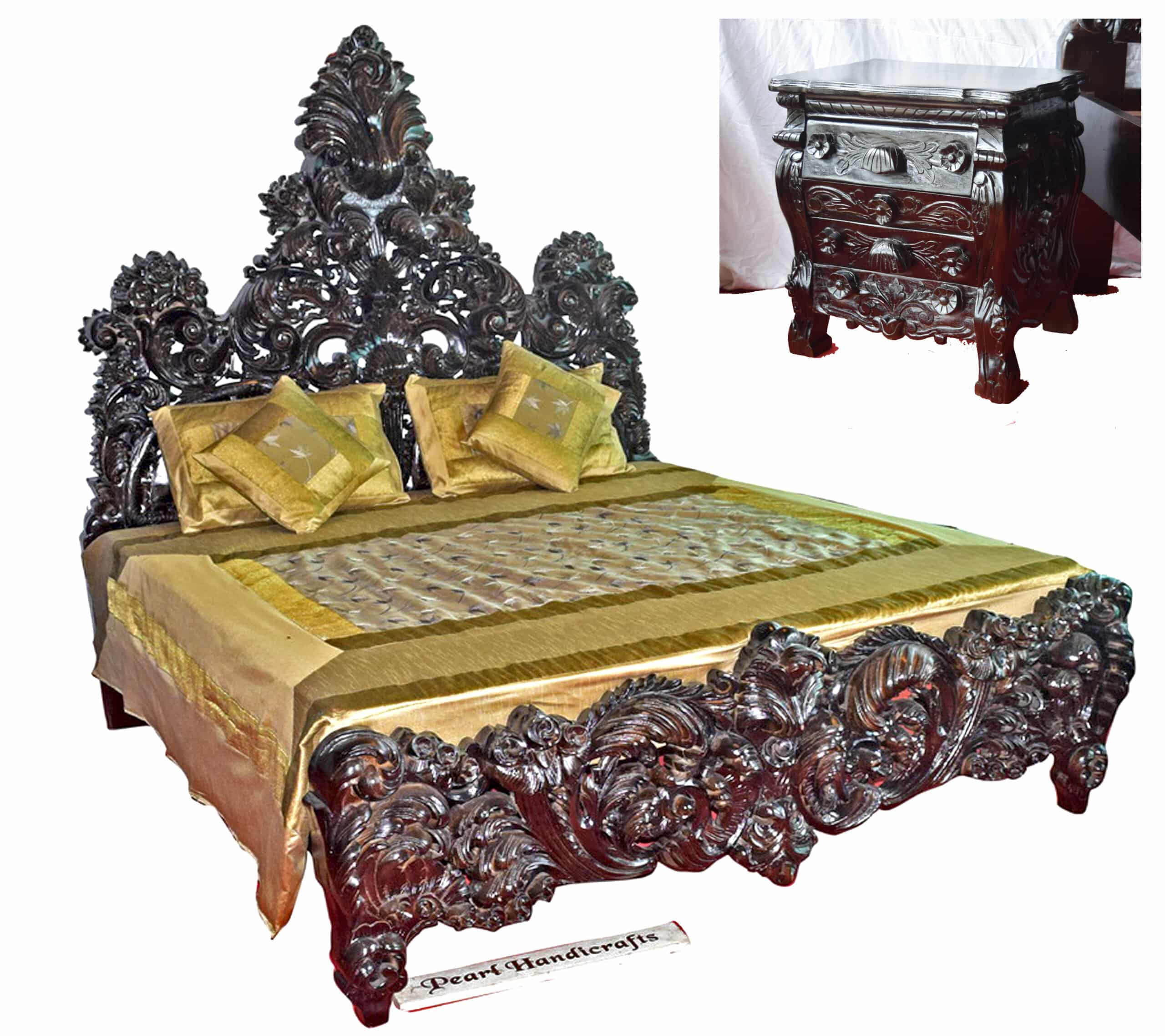 Cobra Teak Bed.