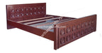 Flower Sheesham Bed