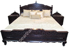 Maharaja Teak Hand Carved Bed