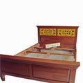 Golden Jaali Sheesham Bed