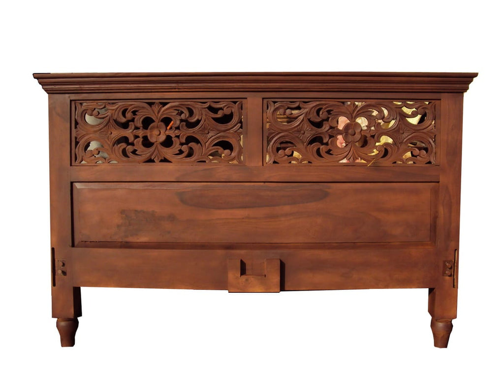 Golden Jaali Sheesham Bed