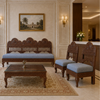 Triple Mehrabi Teak Sofa