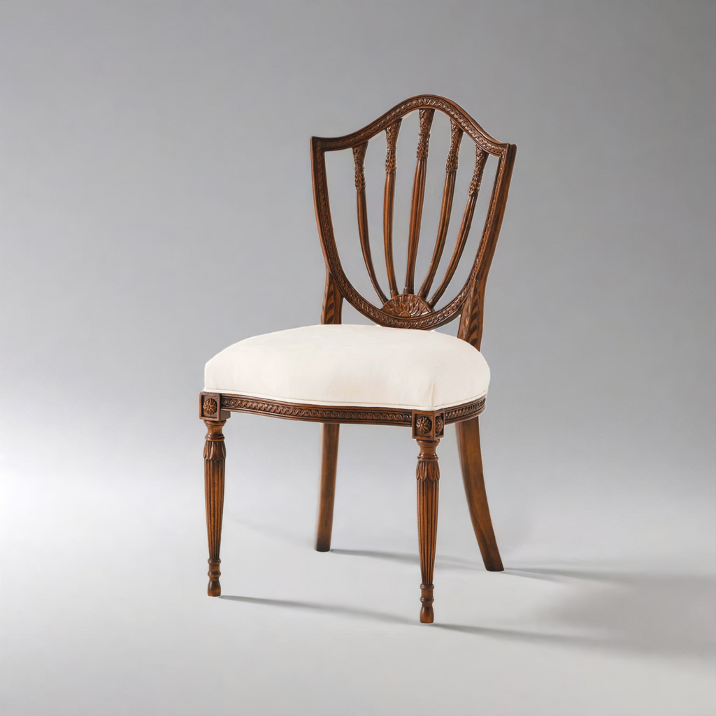 Kanbina teak wood dining chair