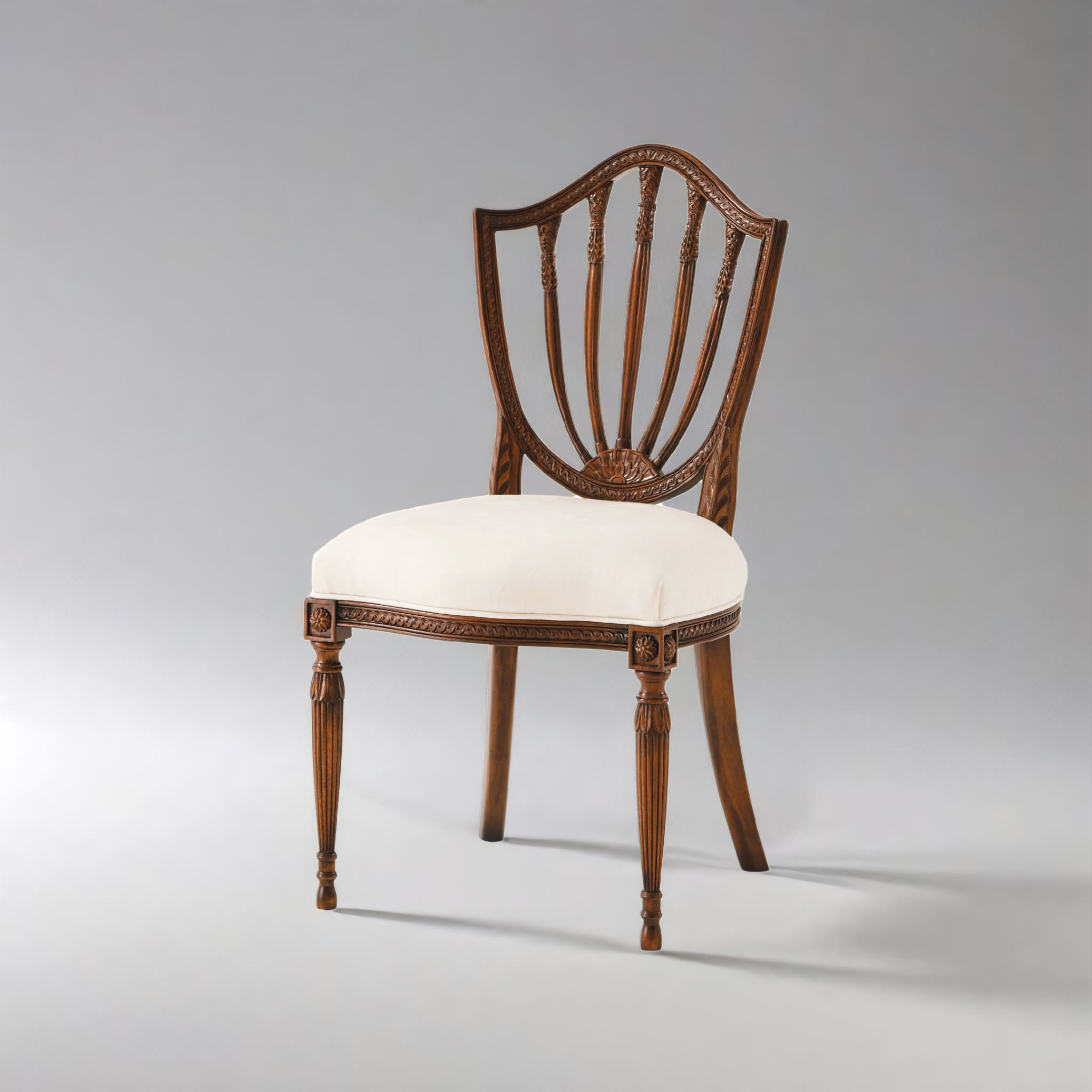 Kanbina teak wood dining chair