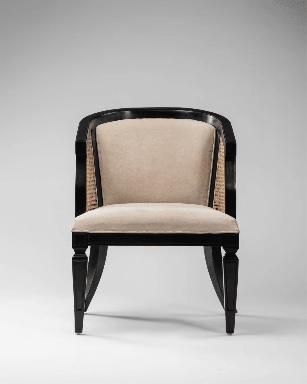 Harmony rattan cane arm chair
