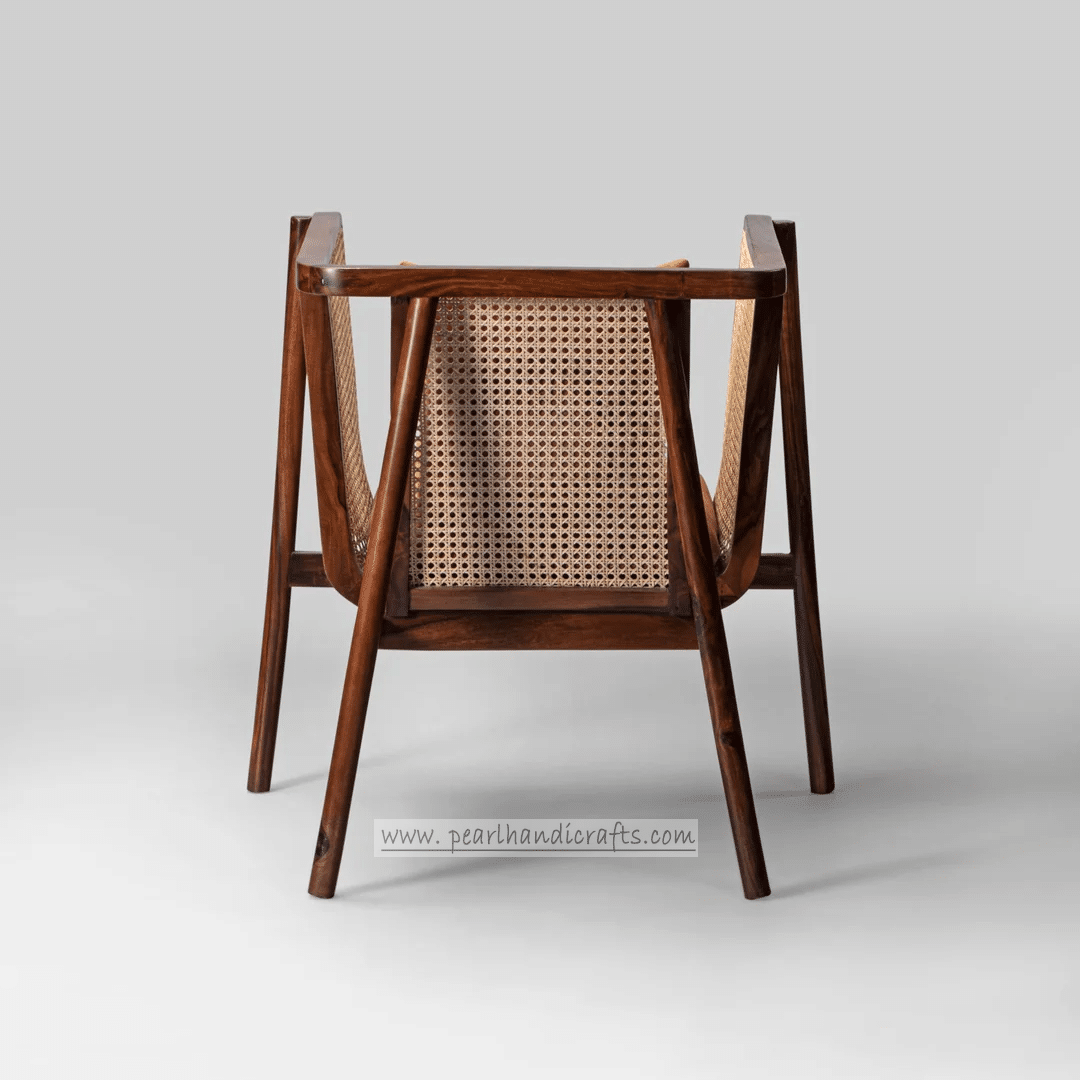 Imperial high arm rattan chair