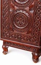 Teak Blossom Crockery Cabinet