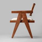 Chandigarh rattan 4 chairs dining table