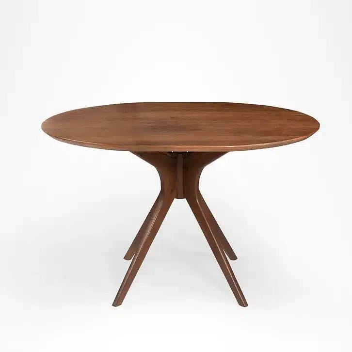 Oval shape Solid wood dining with 4 chairs.