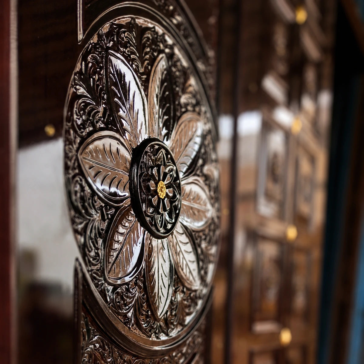 Teak door 049