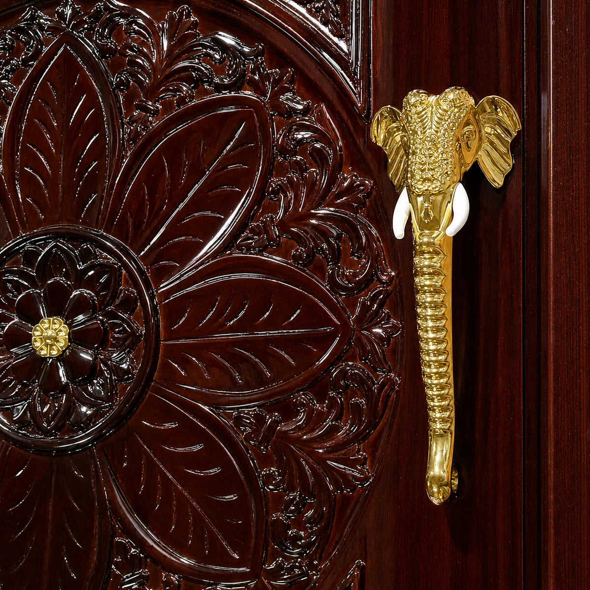 Teak door 049