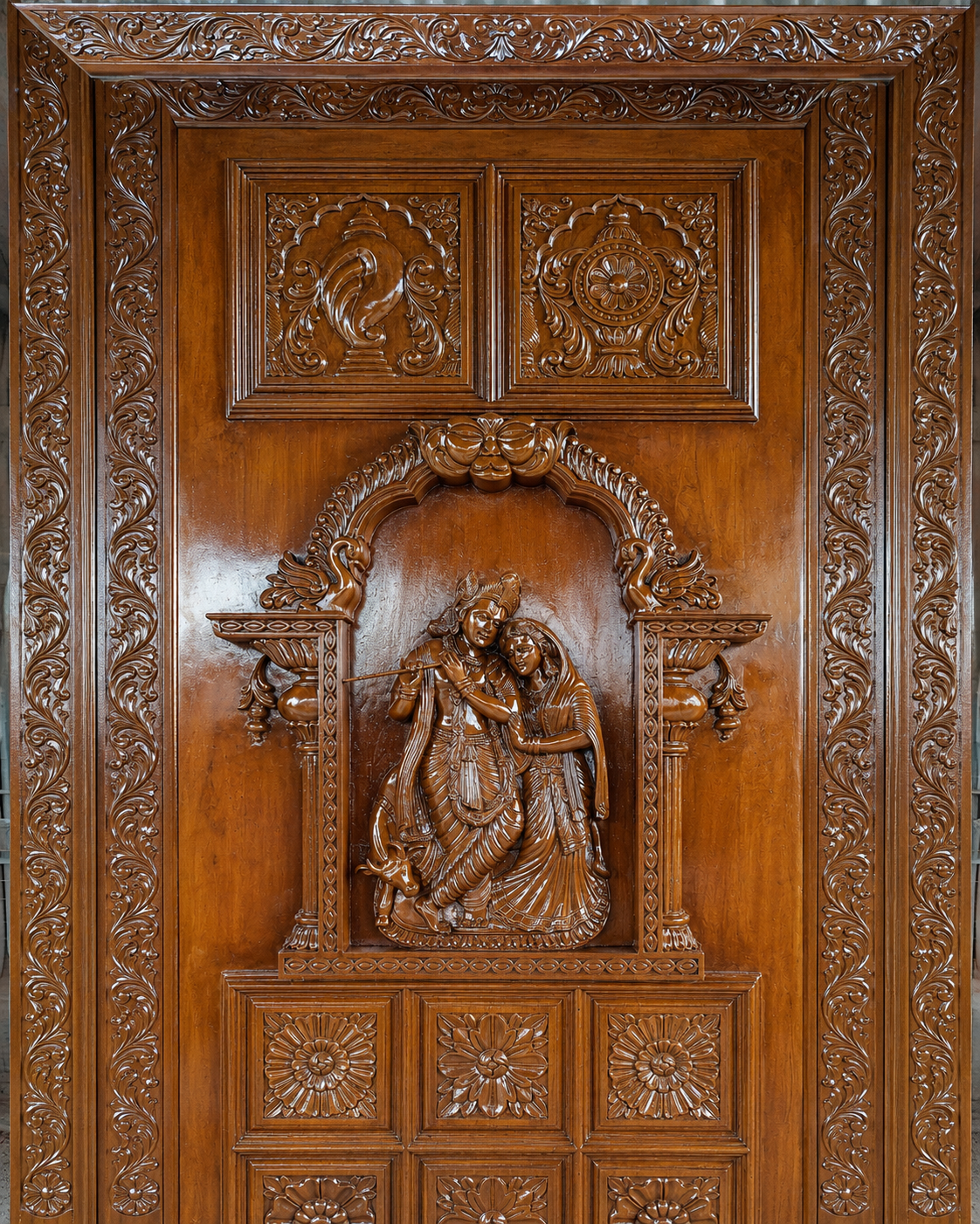 Teak door 007