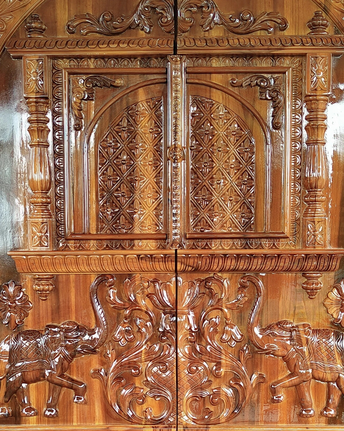 Teak door 037