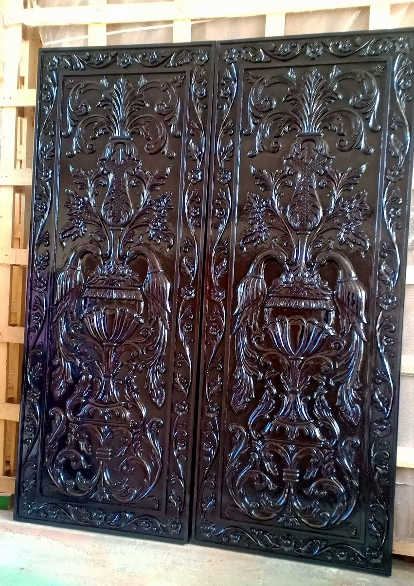 Teak door 034