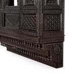 Jaisalmeri Craved Teak Jarokha
