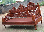 Mehrabi jaali teak traditional sofa
