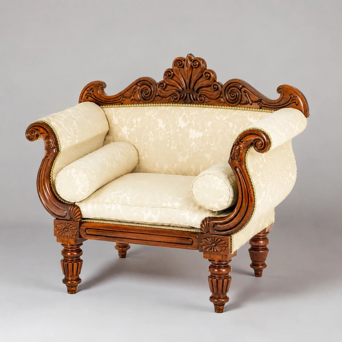 Victorian Udaipur teak Sofa