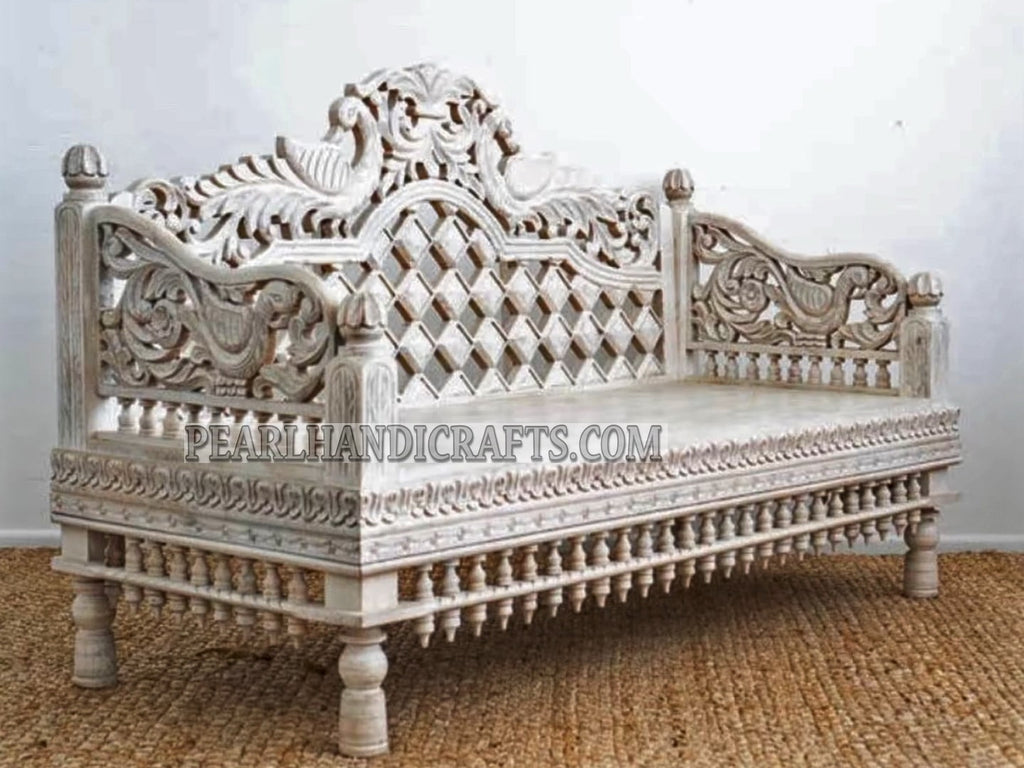 Traditional carved sofa 009
