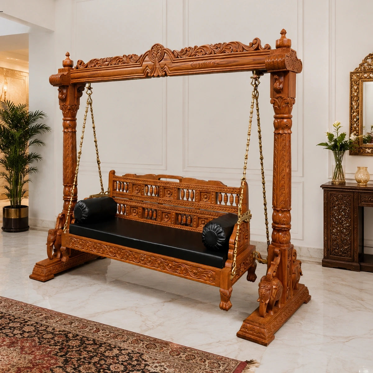 Marwar Heritage Teak Swing