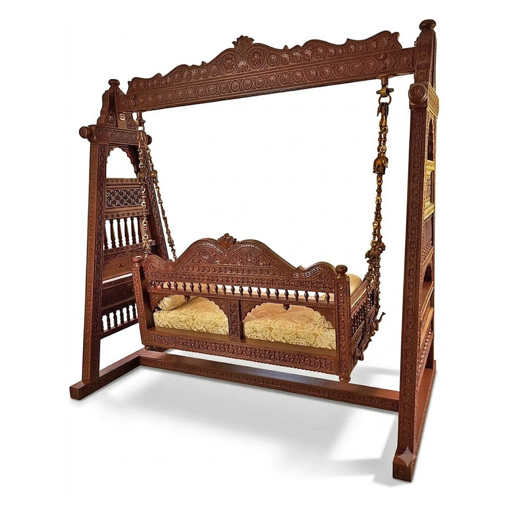 Rajputana Heritage Teak Swing