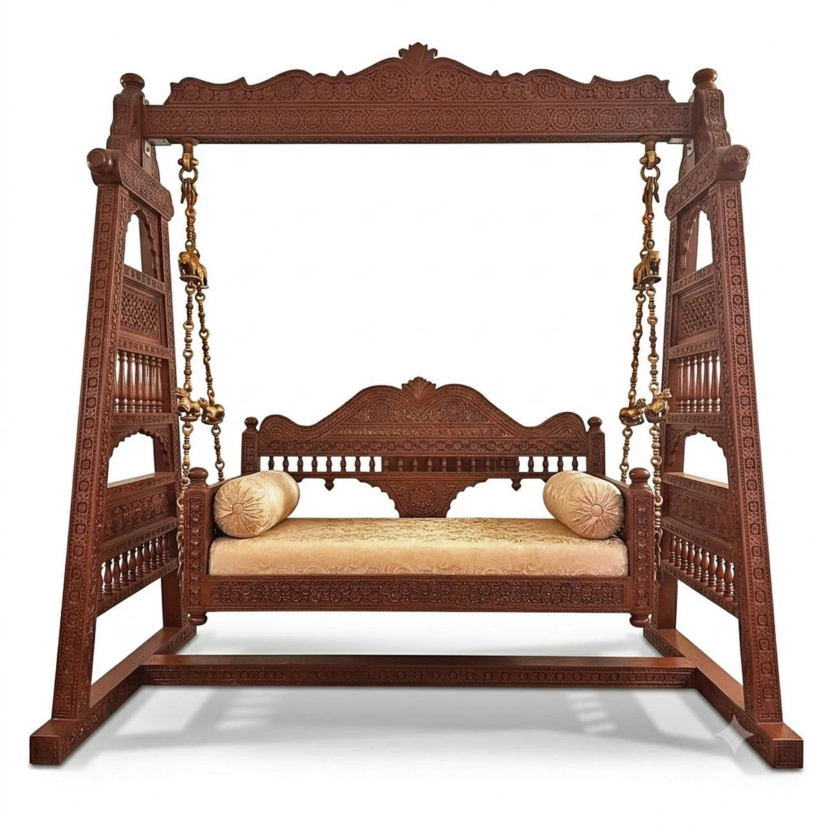 Rajputana Heritage Teak Swing