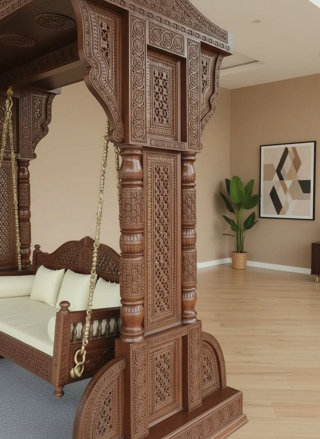 Haveli Heritage Teak Swing