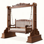 Kesariya Royal Teak Swing