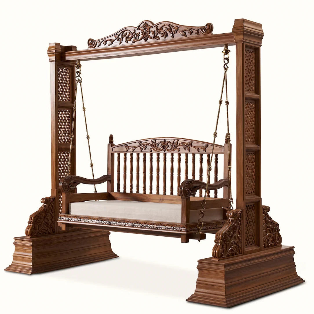 Kesariya Royal Teak Swing