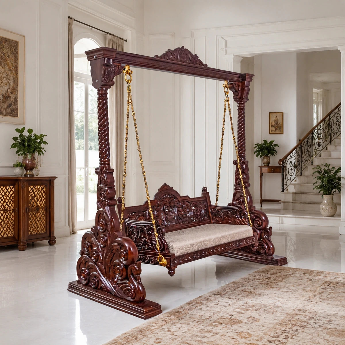 Swarn Raj Teak Swing